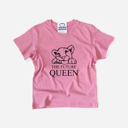T-shirt The Future Queen Lioness para Rapariga