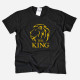 T-shirt Tamanho Grande The King Lion