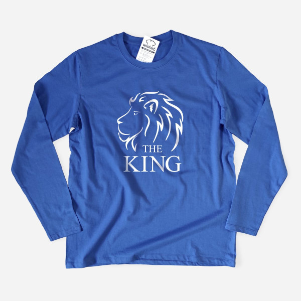 T-shirt Manga Comprida Tamanho Grande The King Lion