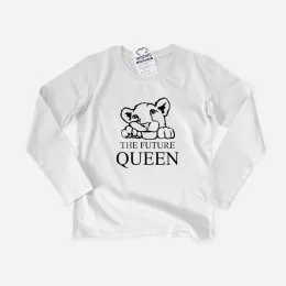 The Future King Lion Girl's Long Sleeve T-shirt