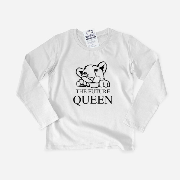 T-shirt Manga Comprida The Future Queen Lioness Rapariga