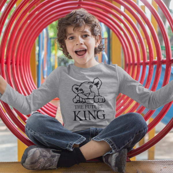 The Future King Lion Boy's Long Sleeve T-shirt