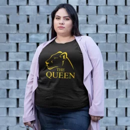 The Queen Lioness Large Size Long Sleeve T-shirt