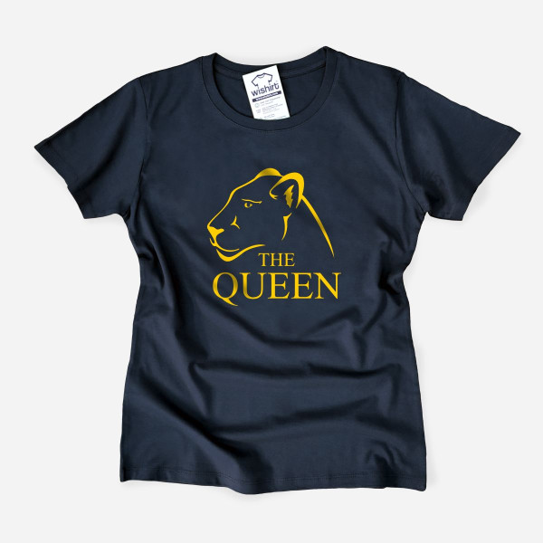 T-shirt The Queen Lioness para Mulher