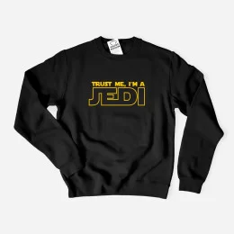 Sweatshirt Tamanho Grande Trust Me I'm a Jedi