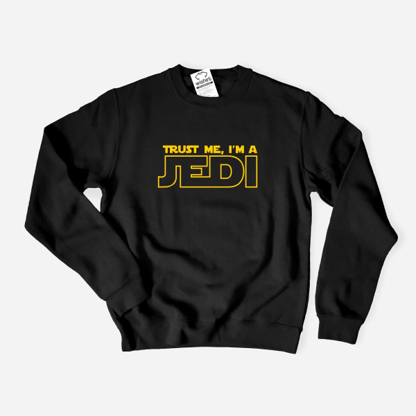 Sweatshirt Tamanho Grande Trust Me I'm a Jedi