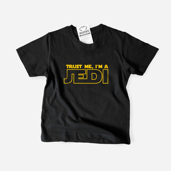 T-shirt Trust Me I'm a Jedi para Criança