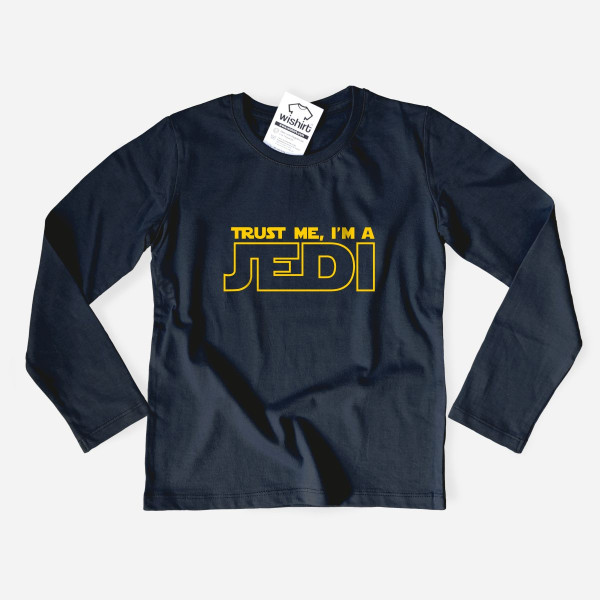 T-shirt Manga Comprida Trust Me I'm a Jedi para Criança