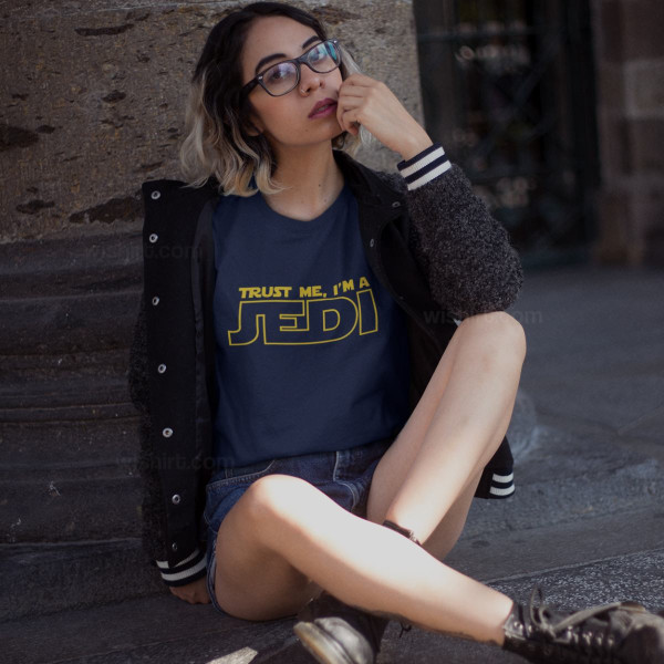 T-shirt Manga Comprida Trust Me I'm a Jedi para Mulher