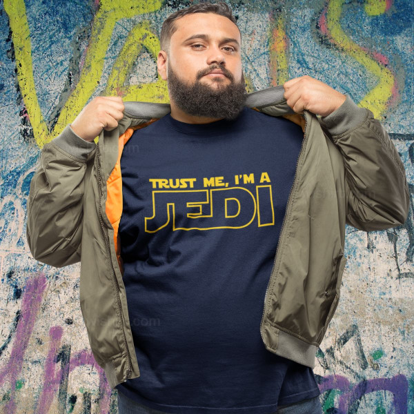 Trust Me I'm a Jedi Large Size Long Sleeve T-shirt