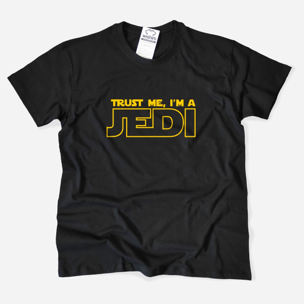 T-shirt Trust Me I'm a Jedi para Homem
