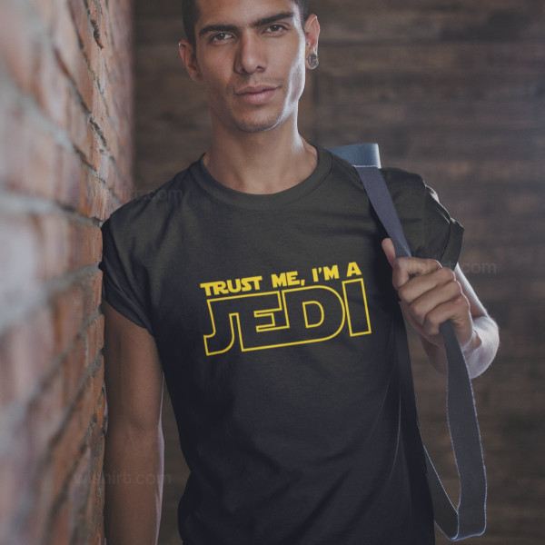 T-shirt Trust Me I'm a Jedi para Homem