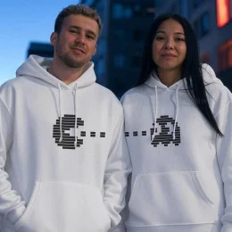 Couples and Lovers Hoodie Set Pacman 