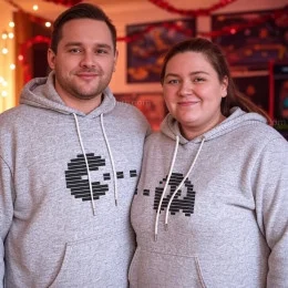 Pacman Large Size Hoodie