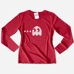 T-shirt Manga Comprida Ghost para Mulher