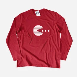 T-shirt Manga Comprida Pacman para Homem