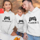 Conjunto Sweatshirts com Capuz Combinar Player Pai e Filhos