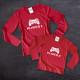 Matching Player Long Sleeve T-shirt Set for Mom and Kids