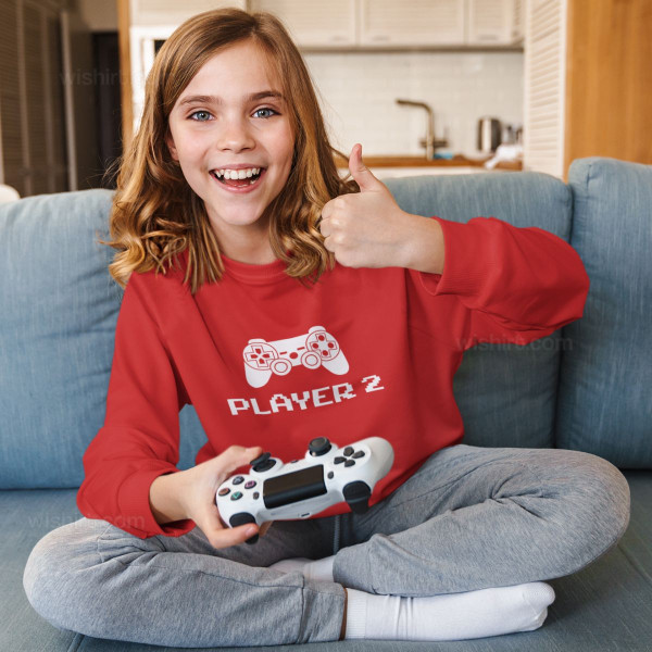 Conjunto Sweatshirts a Combinar Player para Mãe e Filhos