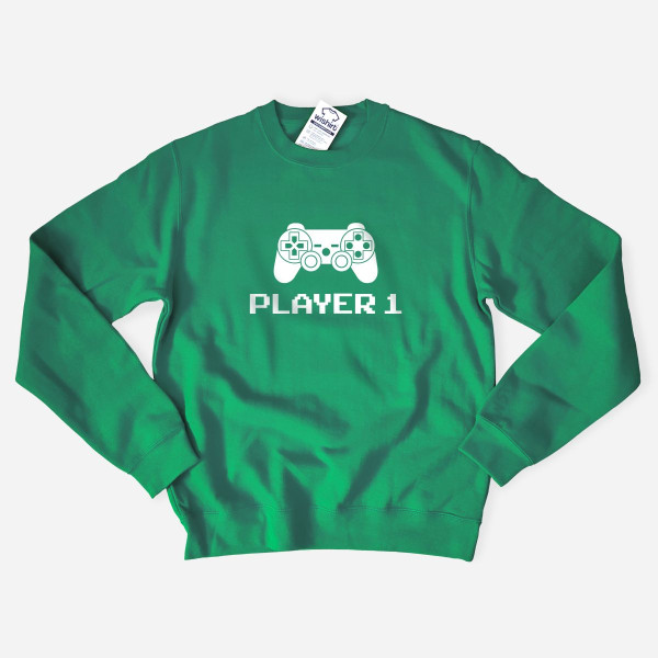 Matching Player Sweatshirts Set for Mom and Kids