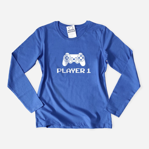 T-shirt de Manga Comprida Player para Mulher