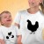 T-shirts Mãe Galinha - Bebé