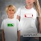 Conjunto de duas t-shirts Sem Bateria Mãe e Filho(a) a combinar