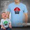 Conjunto de t-shirts Super Mario para Pai e Bebé, Prenda Dia do Pai