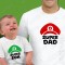 Conjunto de t-shirts Super Mario para Pai e Bebé, Prenda Dia do Pai