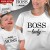 T-shirts Boss Lady Mini Boss Bebé
