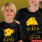 T-shirts Conjunto The Queen The Future King Queen Mãe e Filho(a)