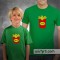 Conjunto de T-shirts Chips Large Small Criança para Pai e Filho(a)