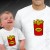 T-shirts Chips Large Small Bebé