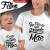 T-shirts Por trás de uma Grande Mãe - Bebé