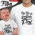 T-shirts Por trás de um Grande Pai Existe - Bebé