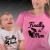 T-shirts Finally a Mom / Finally Here - Bebé