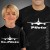 T-shirts Piloto Co-piloto Aviões Criança