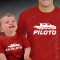 T-shirts a combinar Piloto Co-piloto Carros para Pai e Bebé