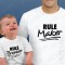 Conjunto t-shirts Pai e Bebé Rule Maker - Breaker - Prenda Dia do Pai