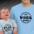 T-shirts Work Hard - Play Hard Bebé