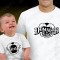 Conjunto de t-shirts Pai e Bebé Domador de Feras - Prenda para Pai