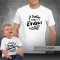 Caos e Desordem - Conjunto de t-shirts Pai e Bebé - Prenda para o Pai
