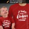 Caos e Desordem - Conjunto de t-shirts Pai e Bebé - Prenda para o Pai