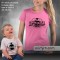 Conjunto de t-shirts a combinar para Mãe e Bebé Domadora de Feras