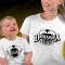 Conjunto de t-shirts a combinar para Mãe e Bebé Domadora de Feras