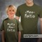 T-shirts a combinar para Pai e Filho ou Filha com Mau Feitio