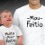 T-shirts Mau Feitio Pai Bebé