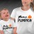 T-shirts Mama Pumpkin Baby Pumpkin Mãe - Bebé