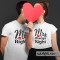 T-shirts a Combinar para Namorados Mr. Right Mrs. Always Right