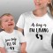 T-shirts para Mãe e Bebé As Long as I'm Living - Your Baby I'll Be